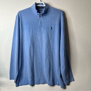 NEW Polo Ralph Lauren Estate Rob 1/4 Zip TurtleNeck Pullover Size XXL